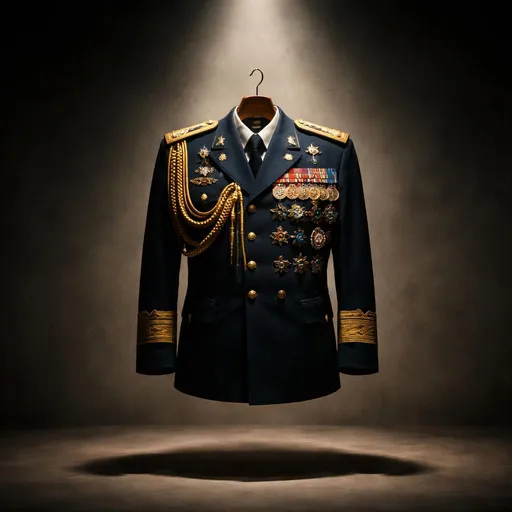 Die Uniform eines Generals